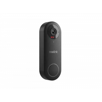 Reolink D340P - 5MP laidinis vaizdo durų skambutis su skambučio garsu, PoE, asmens aptikimu, dvipusiu garsu, suderinamas su NVR