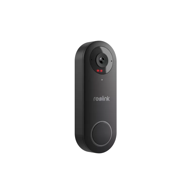 Reolink D340P - 5MP laidinis vaizdo durų skambutis su skambučio garsu, PoE, asmens aptikimu, dvipusiu garsu, suderinamas su NVR