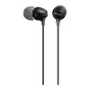 Sony MDR-EX15AP laidinės ausinės, 8–22000 Hz, skambučiai/muzika, 3 g, juodos