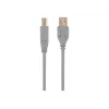 USB 2.0 A tipo kištukas – B tipo kištukas 1,8 m laidas, pilka spalva