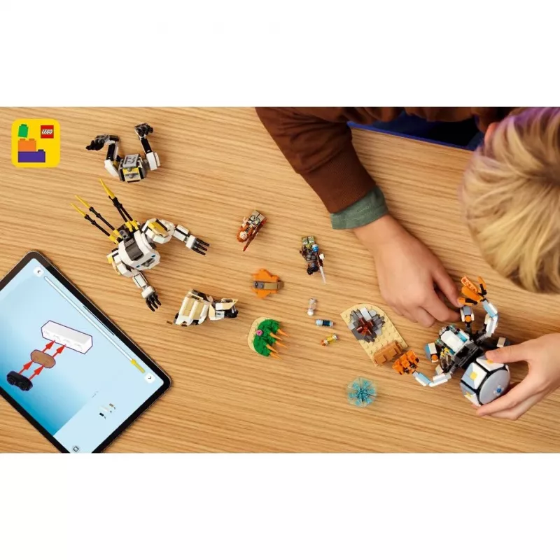 LEGO rinkinys Horizon Adventures 77037 – Aloy ir Varl prieš Shell-Walker ir Sawtooth, 768 detalių, 2 minifigūrėlės