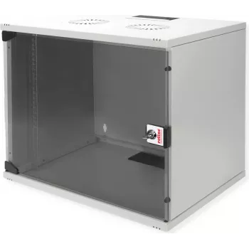 Sieninis serverio spintos rėmas ROLINE 9U, 19 colių 540x400 mm, pagrindinis komplektas, pilka