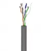 Wentronic Goobay CAT 6 tinklo kabelis, U/UTP, pilkas, 100 m - CCA, AWG 24/7 (vytas), PVC (93884)