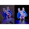 Neon šviesos MANTA SNL109MT Ranka su žaidimų pultu neoninis ženklas, dekoratyvinis LED apšvietimas žaidimų erdvei
