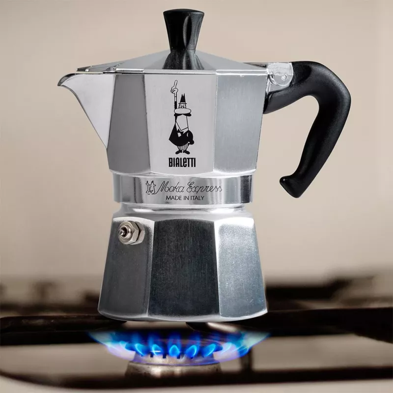 Bialetti Moka Express kavinukas 0,775 L aliuminis, juodas
