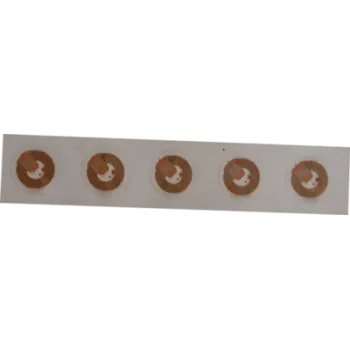 RFID NFC apsaugos žymė SCOT NTAG213 18 mm skaidri, pakuotė 10 vnt.
