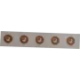 RFID NFC apsaugos žymė SCOT NTAG213 18 mm skaidri, pakuotė 10 vnt.