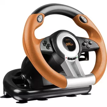 Vairas su pedalais Speedlink DRIFT O.Z. juodai pilkai oranžinis