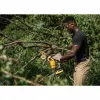 Krūmapjovė DeWALT DCMPS520N-XJ, 520 mm peilis, 8,5 m/s grandinės greitis, 18 V Li‑Jon, 0,55 l alyvos bakas, 2,1 kg