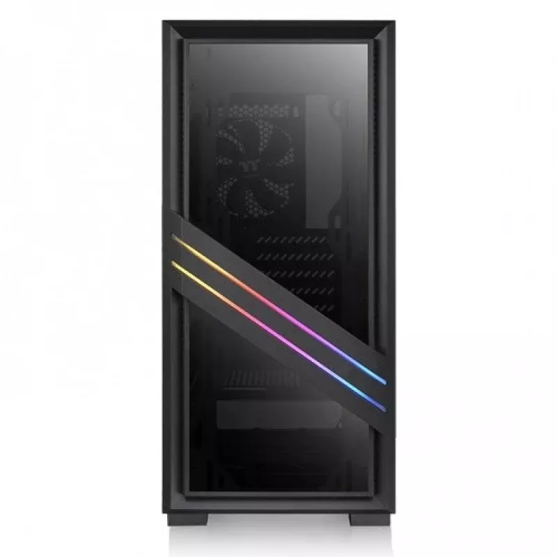 Korpusas Thermaltake Versa T35 TG RGB Midi Tower juodas