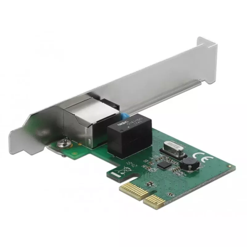 DeLOCK 90381 PCI Express x1 Gigabit tinklo plokštė, 1x RJ45, RTL8111