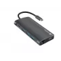Dokavimo stotelė NATEC NMP-2162 USB 3.2 Gen 1 Type-C pilka, laidinė