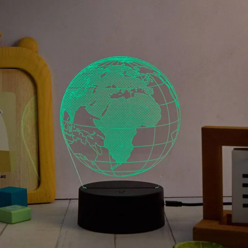 Manta SNL118RGB RGB 3D dekoratyvinė LED lempa