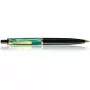 Pelikan K200 Integruota užpildymo sistema - Juoda - Auksinė - Žalia - Derva - Italinis antgalis - Nerūdijantis plienas - Abirankė (983189)