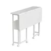 Maclean sulankstomas mobilus stalas baltas MC-126W 50kg