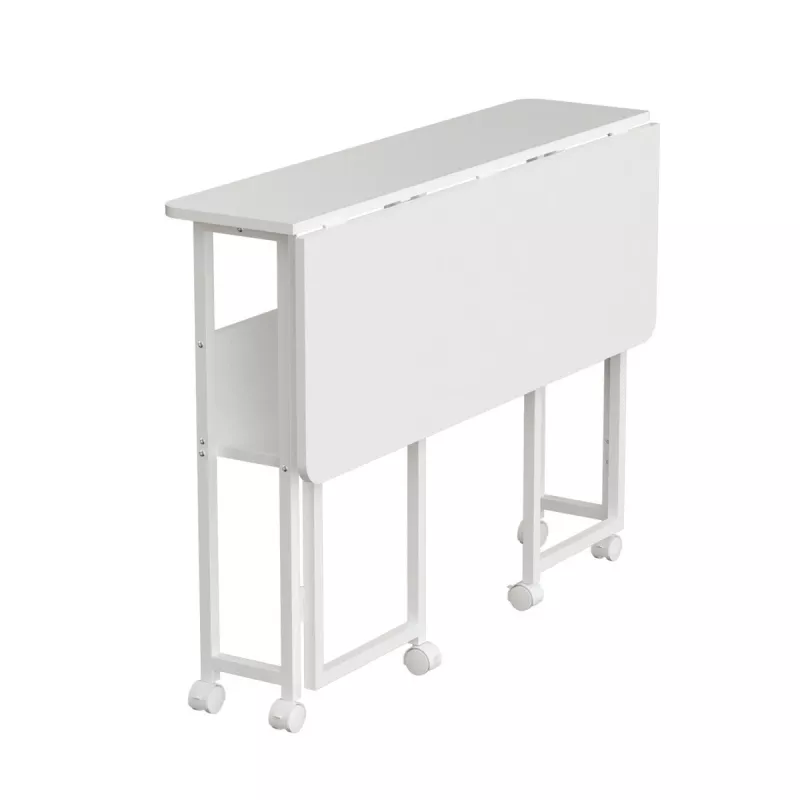 Maclean sulankstomas mobilus stalas baltas MC-126W 50kg