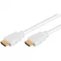 Goobay HDMI kabelis 5 m, A tipo kištukas – A tipo kištukas, 18 Gbit/s, baltas