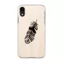Apsauginis dėklas iPhone XR, man and wood, Indian Black, kietas korpusas