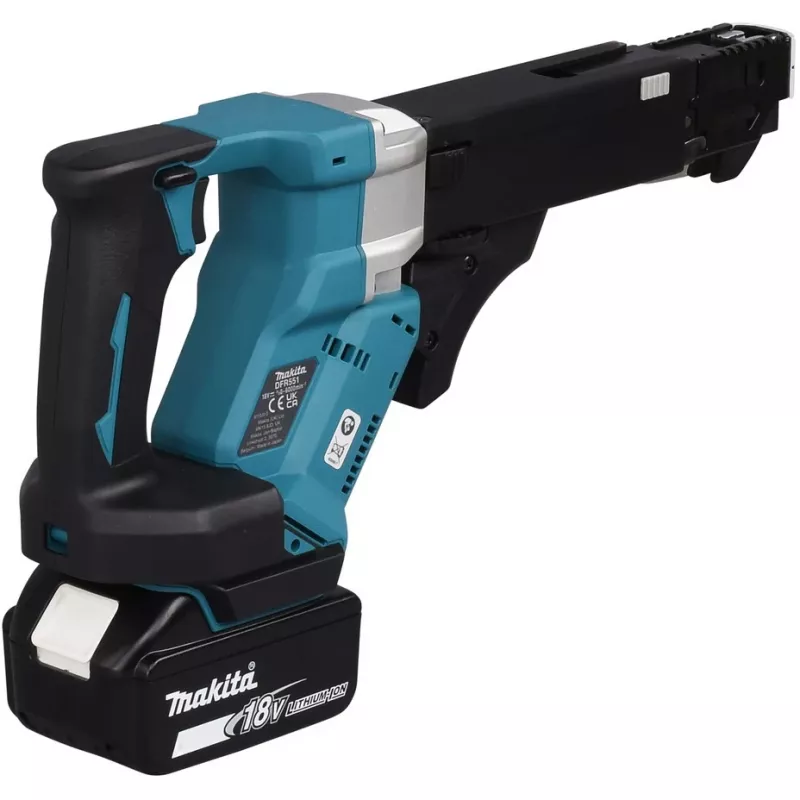 Makita DFR551Z akumuliatorinis dėtuvinis suktuvas, 18 V, be akumuliatoriaus ir kroviklio