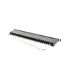 Patch panel LANBERG PPS5-0024-B 24 prievadų CAT5e, metalinis, 0,5U, 445×99×22,3 mm, juodas