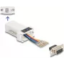 DeLOCK 67078 lyties keitiklis D-Sub 9 RJ12 Baltas