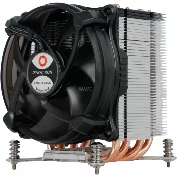 Dynatron Inter-Tech Q-6 – procesoriaus oro aušintuvas – aukšta kokybė – (skirtas: LGA1700) – aliuminio briaunos – 92 mm