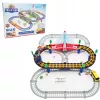 Extralink Kids Track King elektrinė geležinkelio trasa su lokomotyvu ir automobiliu su baterijomis