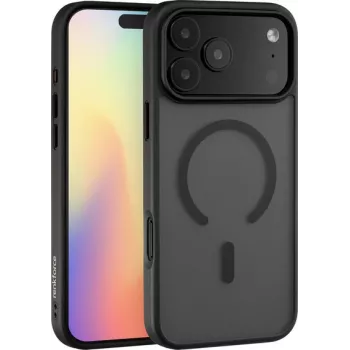 Renkforce iPhone 17 Pro Max juodas permatomas dėklas Apple 17 (RF-6830728)