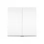 TP-Link Tapo išmanusis šviesos jungiklis 2 grupės 1 kryptis, pakreipiamas, baltas, 91,5 mm, 100,5 mm, 55,5 mm, 200 g