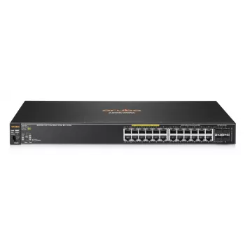 HPE Aruba 2530-24G-PoE+ valdomas jungiklis, 24 x Gigabit Ethernet (PoE+) + 4 x SFP, stalinis/rack/montuojamas ant sienos