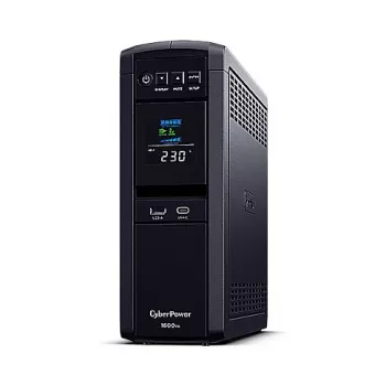 Nepertraukiamo maitinimo šaltinis CyberPower CP1600EIPFCLCD, linijinis-interaktyvus, 1.6 kVA / 1000 W, 6 lizdai