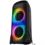 Garsiakalbis SVEN PS-1050, juodas (200W, TWS, Bluetooth, FM, USB, microSD, LED ekranas, 7200mAh)