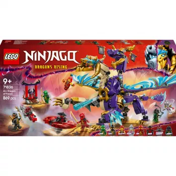 LEGO NINJAGO 71836 Lankosios Drakono Dėmesio statybų rinkinys
