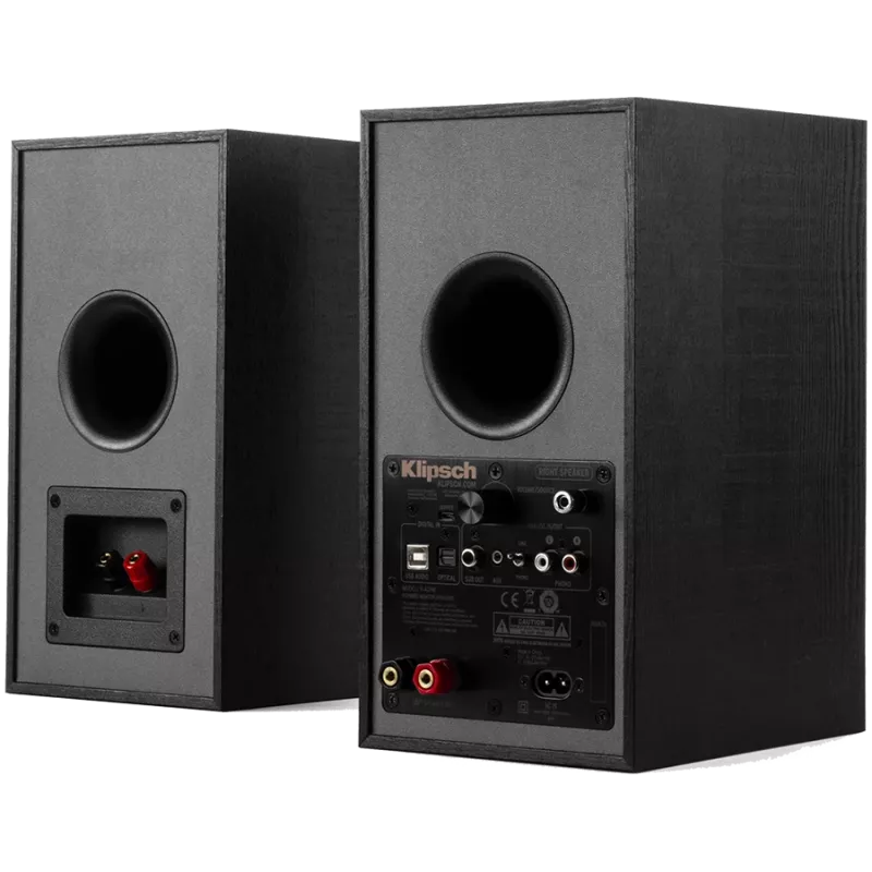 Aktyvus garsiakalbis Klipsch R-41PM juodas varinis 70 W laidinis belaidis