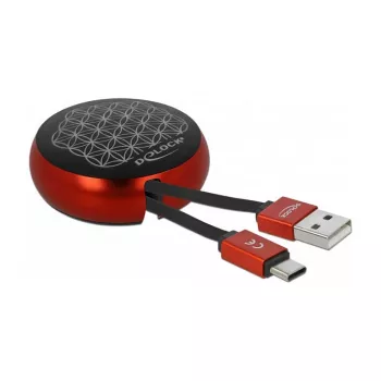 Įtraukiamas laidas DeLOCK USB 2.0 A tipo į USB-C™ 85819