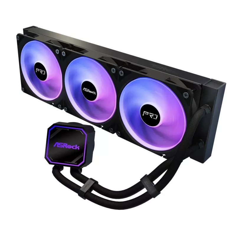 ASROCK Pro 360 ARGB Black 360 mm skystas aušinimas CPU
