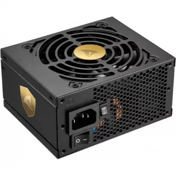Sharkoon Rebel P20 SFX 1000W (juoda, 1x 12 kontaktų aukštos galios jungtis, 2x PCIe, kabelių valdymas, 1000 vatų)