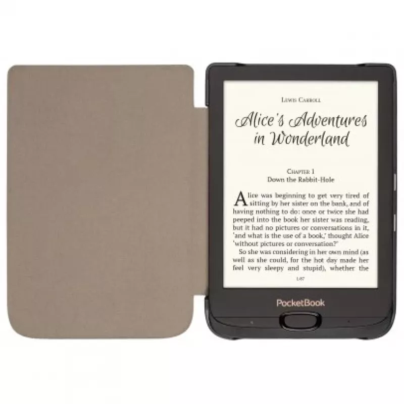 Dėklas planšetei WPUC-627-S-GY Pilka (PocketBook Touch Lux 4, Lux 5, Color, Touch HD 3, Basic Lux 2)