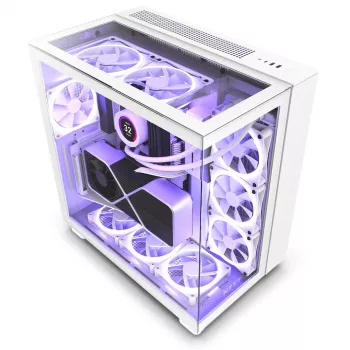 PC korpusas NZXT H9 Elite Midi Tower Baltas