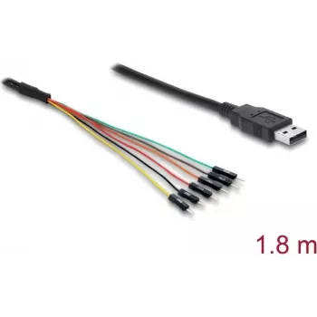 USB kabelis DELOCK 63989 USB 2.0 Type-A į UART TTL keitiklis 3,3 V
