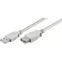 MicroConnect USB ilginimo laidas, USB (A) kištukas – USB (A) lizdas, 5 m