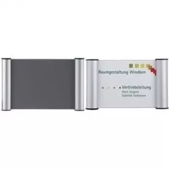 Durų ženklo segtuvas Franken BS0606 148×148 mm įdėklams, sieninis stendas