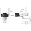 Reolink Duo Series W730 - 4K lauko Wi-Fi kamera, dvigubas objektyvas, 180° panoraminis vaizdas, asmens/transporto priemonės/gyvūno aptikimas