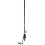Automobilinė antena Albrecht CB-27 Hard mount Juoda Pilka