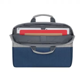 Rivacase 7532 39.6 cm (15.6 inch) portfelis, mėlynas, pilkas