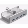 ALLNET ALL-USB3-HUB-4-CLIP USB 3.2 Gen 1 šakotuvas 4× Type-A 5000 Mbit/s sidabrinis