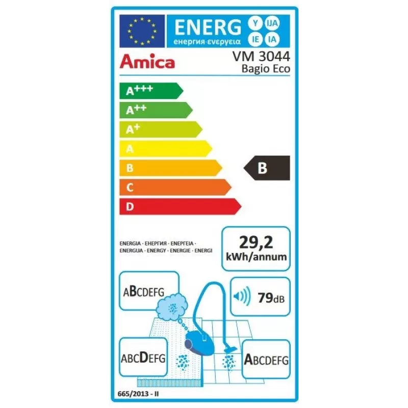 Bezšluotė Amica Bagio Eco VM 3044