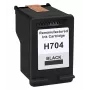 Rašalo kasetė Superbulk HP 704 CN692 juoda, 150 ml, alternatyva HP 704