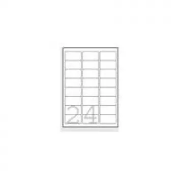 Adresiniai lipdukai Avery Zweckform J8159-25 – balti, rašaliniams spausdintuvams, 63,5×33,9 mm, 600 lipdukų (25 lapai)