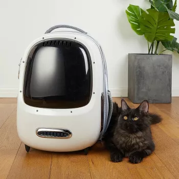 PETKIT nešiojama kuprinė gyvūnams Breezy 2 (kreminė balta)